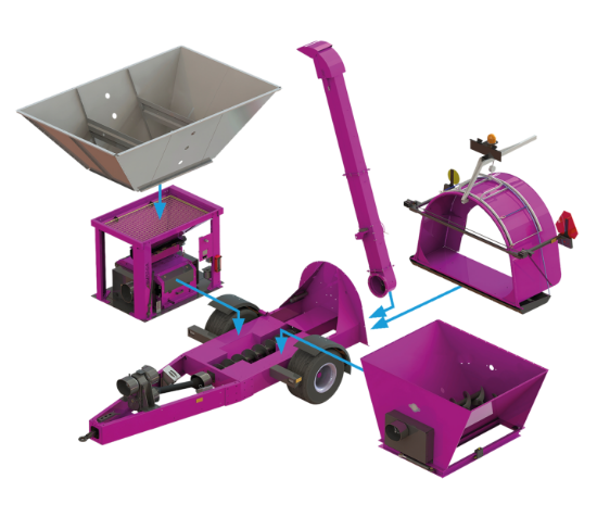 Afbeeldingen van Murska Graanpletter Multi Purpose Chassis
